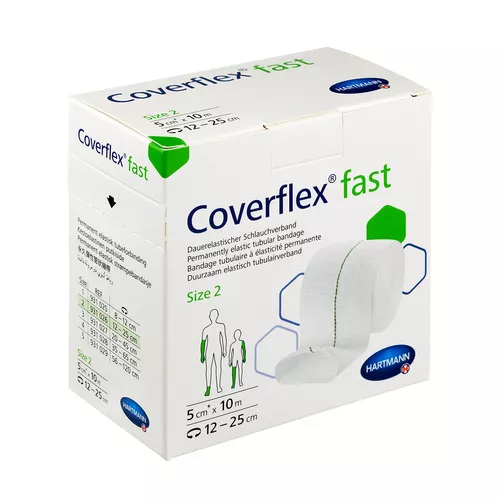 Coverflex - elastický hadicový obvaz, velikost 2 - 5 cm x 10 m