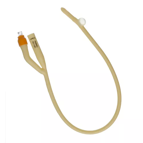 Foley močový katétr Nelaton - Silicone coated, 2-cestný, 10 ml, CH 16