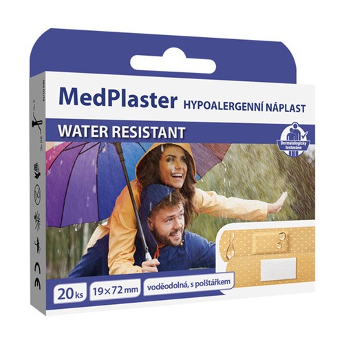 MedPlaster Náplast water resistant 20ks 19x72mm