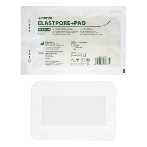 ELASTPORE+PAD - náplast s polštářkem 10 x 15 cm, 50 ks