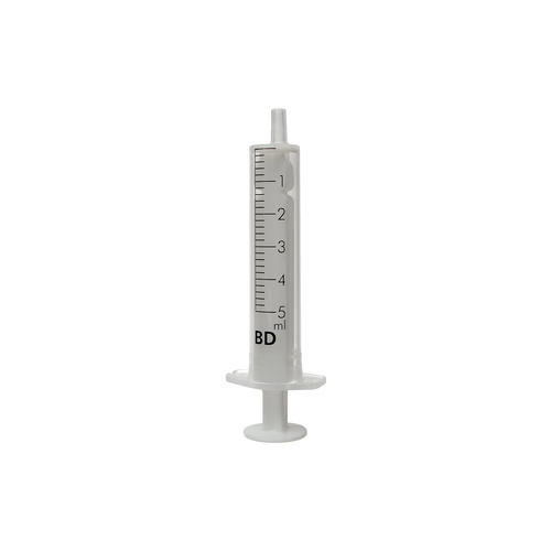 Injekční stříkačka BD Discardit - dvojdílná, Luer-Slip, 5 ml
