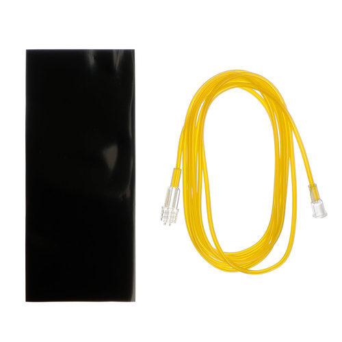 Stíněná spojovací hadička - žlutá, vnitřní 1 mm, délka 200 cm DEHP Free