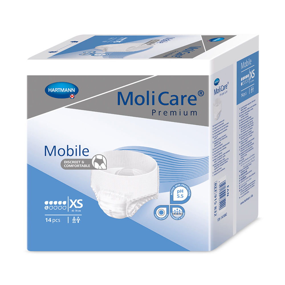 MoliCare Mobile 6 kapek - velikost XS