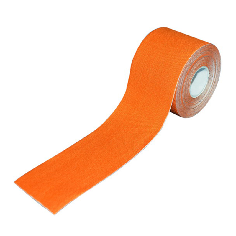 Kinesiologická tejpovací páska, 5 cm x 5 m, oranžová