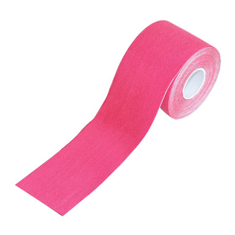 Kinesiologická tejpovací páska, 5 cm x 5 m, růžová