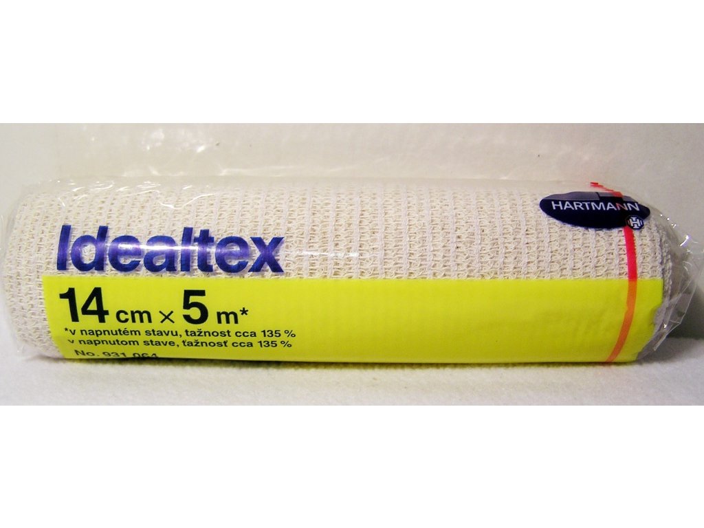 Idealtex, elastické obinadlo dlouhotažné - 14 cm x 5 m
