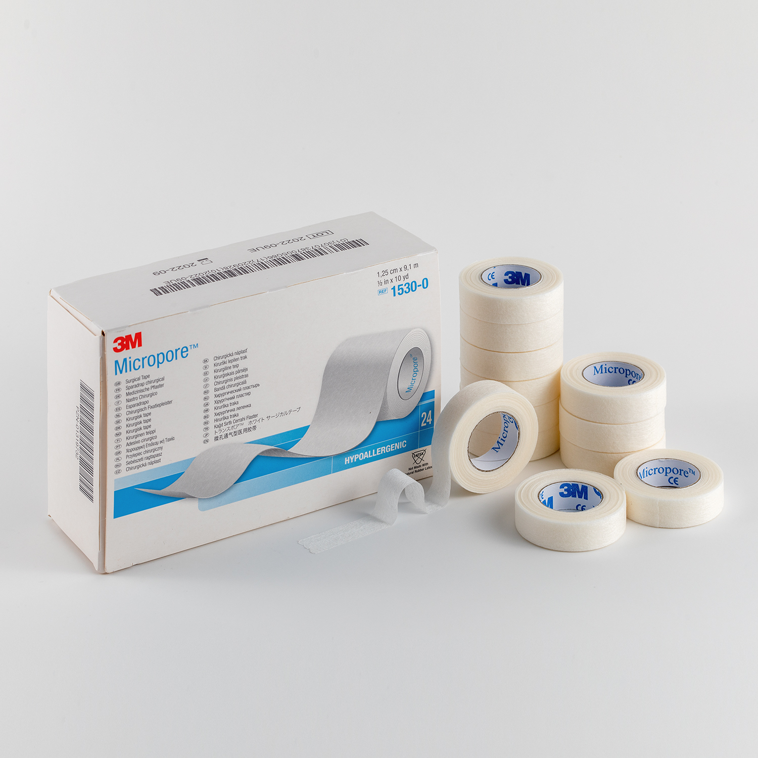 3M™ Micropore™  Papírová náplast 1,3 cm x 9,1 m




