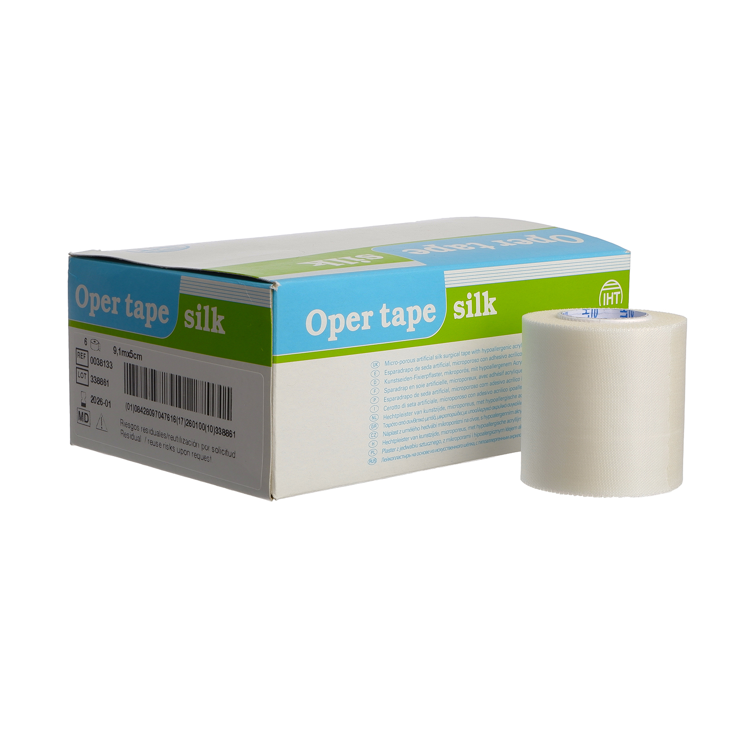 OPER TAPE SILK, náplast 5 cm x 9,1 m 