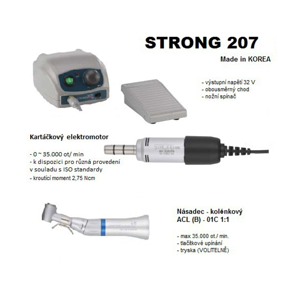 Mikromotor STRONG207 set


