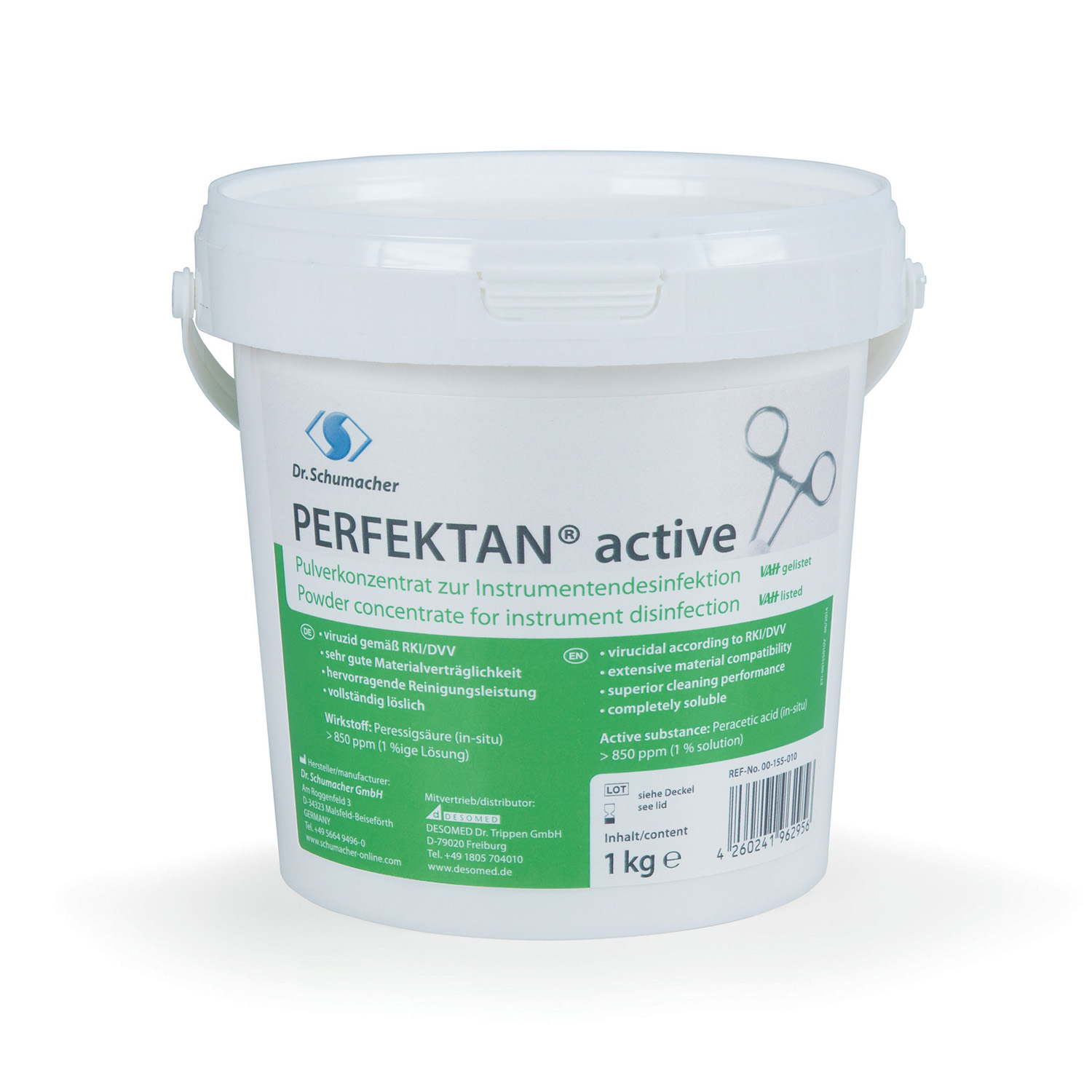 Perfektan ACTIVE - práškový koncentrát pro dezinfekci nástrojů - 1 kg